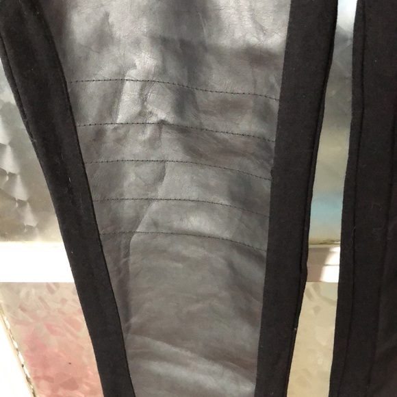 Dex faux leather leggings size medium black - Picture 2 of 6